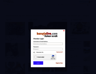 banglalive.com screenshot