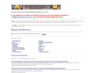 banglinkdirectory.com screenshot