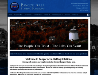 bangorareastaffing.com screenshot