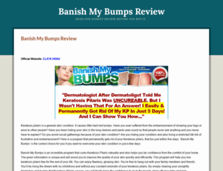 banishmybumpsreview.com screenshot