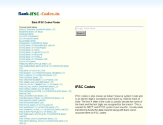 bank-ifsc-codes.in screenshot