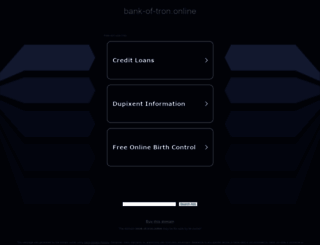 bank-of-tron.online screenshot