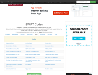 bank-swift-codes.com screenshot