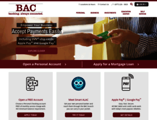 bankbac.com screenshot