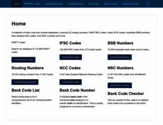 bankcodes.co screenshot