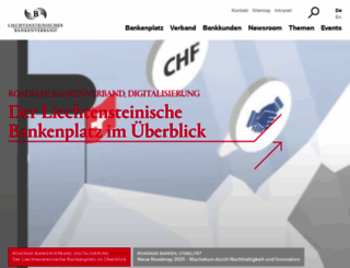 bankenverband.li screenshot