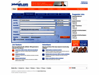 banking.jobshark.com screenshot