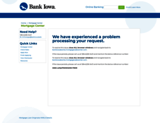 bankiowabanks.mortgagewebcenter.com screenshot