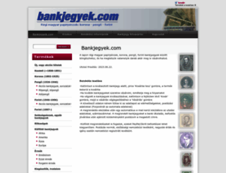 bankjegyek.com screenshot