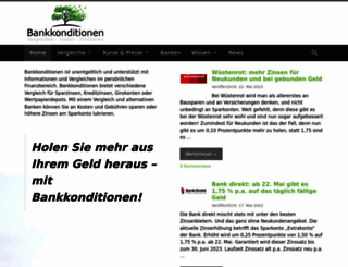 bankkonditionen.com screenshot