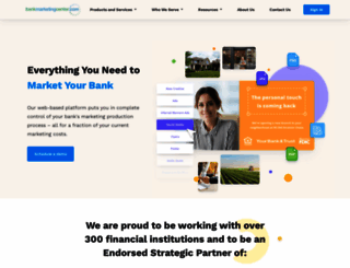 bankmarketingcenter.com screenshot