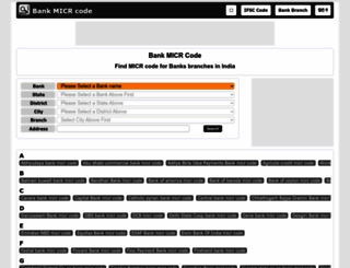bankmicrcode.com screenshot