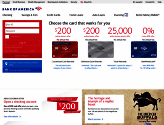 bankofamercia.com screenshot