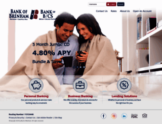 bankofbrenham.com screenshot