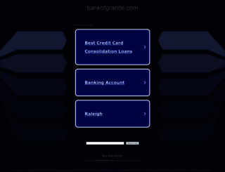 bankofgranite.com screenshot