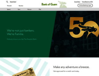 bankofguam.com screenshot