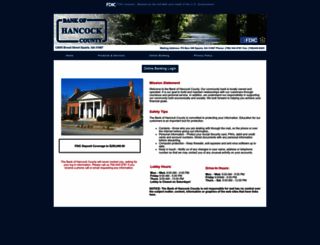 bankofhancock.com screenshot