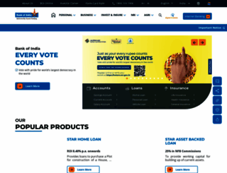 bankofindia.com screenshot