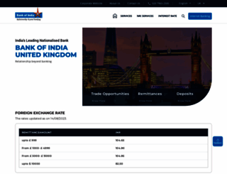 bankofindia.uk.com screenshot