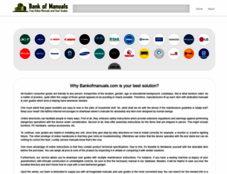 bankofmanuals.com screenshot