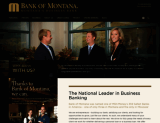 bankofmontana.com screenshot