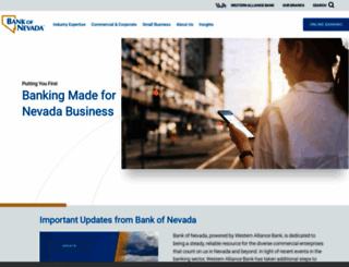 bankofnevada.com screenshot