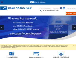 bankofsullivan.com screenshot