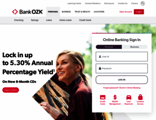 bankozarks.com screenshot