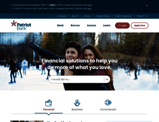 bankpatriot.com screenshot