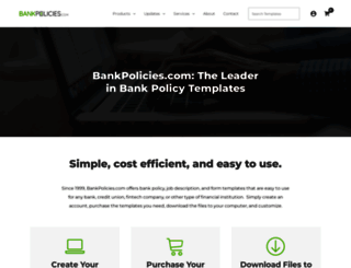 bankpolicies.com screenshot