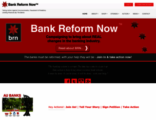 bankreformnow.com.au screenshot