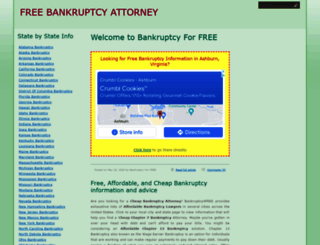 bankruptcyforfree.com screenshot