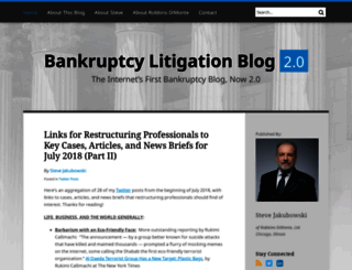 bankruptcylitigation.blog screenshot