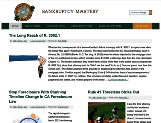 bankruptcymastery.com screenshot