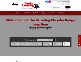 bankscrossingcdjr.com screenshot