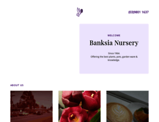 banksianursery.com.au screenshot