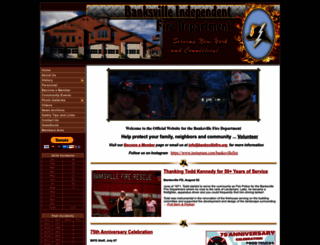 banksvillefire.org screenshot