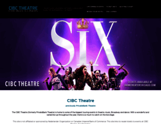banktheaterchicago.com screenshot