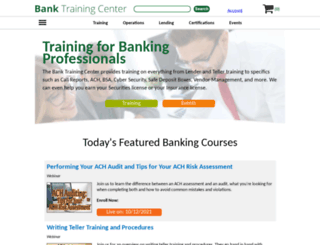 banktrainingcenter.com screenshot