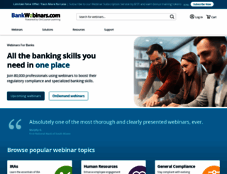 bankwebinars.com screenshot