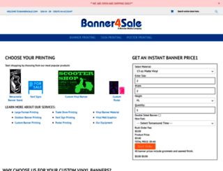 banner4sale.com screenshot