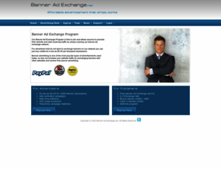 banneradexchange.net screenshot