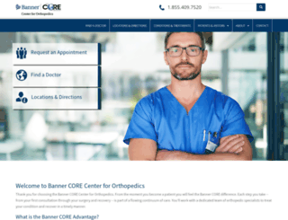 bannercorecenter.com screenshot