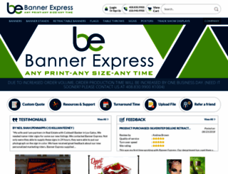 bannerexpress.net screenshot