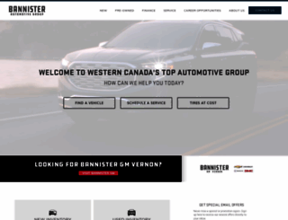 bannisterautomotivegroup.com screenshot