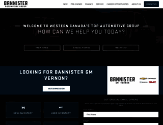bannisters.com screenshot