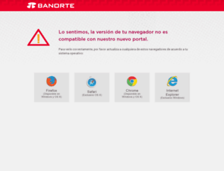 banorte.com screenshot