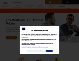 banque-privee.lcl.fr screenshot