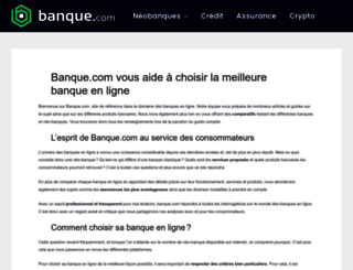 banque.com screenshot