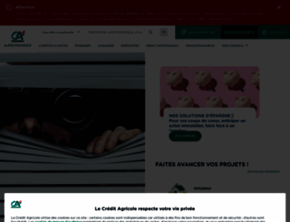 banquedirecte.ca-alpesprovence.fr screenshot